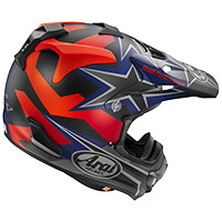 Arai Mx-v Evo Stars And Stripes Dark Helmet - 2