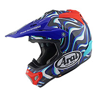 Arai Mx-v Evo Stream Helmet Blue