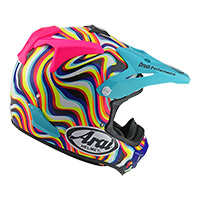 Arai MX-V Evo Stream ヘルメット ピンク - 2