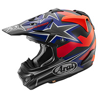 Casco Arai Mx V Stars And Stripes Dark
