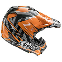 Casque Arai MX-V Scoop orange - 2