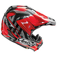 Arai MX-V スクープ ヘルメット レッド - 2