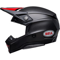 Casco Bell Moto-10 Spherical negro rojo