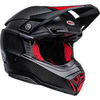 Bell Moto-10 Spherical Helm schwarz rot