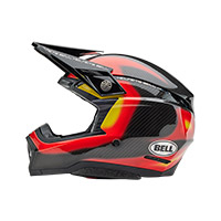 Casco Bell Moto-10 Spherical Flare Rosso - img 2