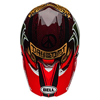 Bell Moto-10 Spherical Fasthouse Ditd 24 oro rojo - 4