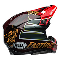 Bell Moto-10 Spherical Fasthouse Ditd 24 or rouge - 5