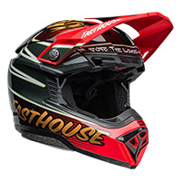 Bell Moto-10 Spherical Fasthouse Ditd 24 Rosso Oro