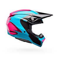Casque Bell Moto-10 Spherical Fluid vert rose - img 2