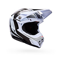 Casque Bell Moto-10 Spherical Grid blanc noir