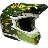 Bell Moto-10 Spherical Mcgrath Replica 22 Gold Green