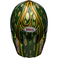 Bell Moto-10 Spherical Mcgrath Replica 22 Gold Green - 5