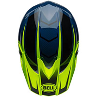 Bell Moto-10 球面スライス Retina ヘルメット ブルー - 4