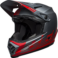 Casque enfant Bell Moto 9 Mips Louver rouge gris - 2