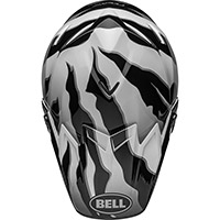 Casque Bell Moto-9S Flex Claw noir blanc - 4