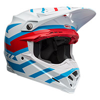 Bell Moto-9s Flex Banshee Helmet White Red