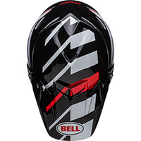 Casco Bell Moto-9S Flex Banshee negro rojo - 4