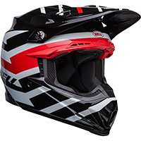 Casque Bell Moto-9S Flex Banshee noir rouge