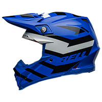 Casque Bell Moto-9S Flex Banshee bleu blanc - 2