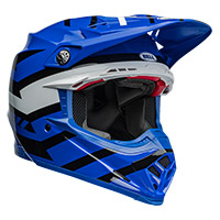 Bell Moto-9s Flex Banshee Helmet Blue White