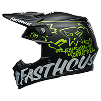 Bell Moto-9S Flex Fasthouse Mc Core nero giallo