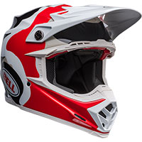 Cloche Moto-9s Flex Hello Cousteau Reef Blanc Rouge