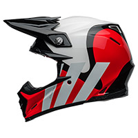 Bell Moto-9S Flex Hello Cousteau Stripes rouge - 2