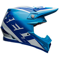 Bell Moto-9s Flex Rail Helmet Blue White