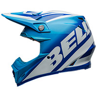 Bell Moto-9S Flex Rail Helm blau weiß - 3