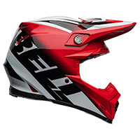 Bell Moto-9s Flex Rail Helmet Red White - 2