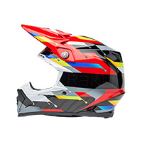 Casco Bell Moto-9s Flex Renen Nova Nero Rosso - img 2