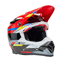Casco Bell Moto-9s Flex Renen Nova Nero Rosso