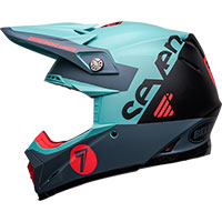 Bell Moto-9s Flex Seven Vanguard Helmet Aqua