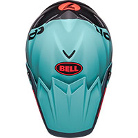 Bell Moto-9s Flex Seven Vanguard Helmet Aqua - 4