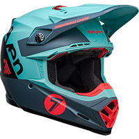 Bell Moto-9s Flex Seven Vanguard Helmet Aqua