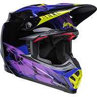 Bell Moto-9s Flex Slayco Helmet Black Purple