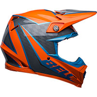 Bell Moto-9S Flex Sprite Helm orange grau - 3