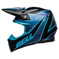 Casco Bell Moto-9S Flex Sprite negro azul - 3
