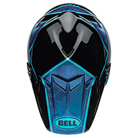 Casco Bell Moto-9S Flex Sprite negro azul - 4