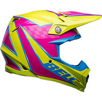 Bell Moto-9S Flex Sprite Helm gelb magenta - 3