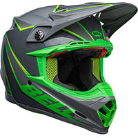 Casco Bell Moto-9S Flex Sprite grigio verde