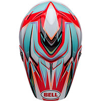 Casco Bell Moto-9S Flex Tagger Edge blanco agua - 4