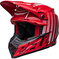 Casco Bell Moto-9s Flex Sprint Rosso Nero