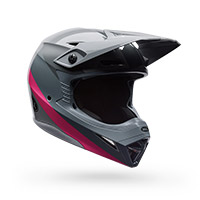 Casco Bell MX-10 Mips Aviator gris rosado