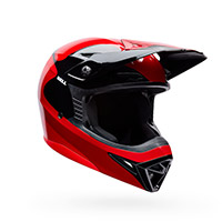 Casque Bell MX-10 Mips Wave rouge noir