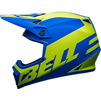 Casque Bell Mx 9 Mips Disrupt classic bleu jaune - 3