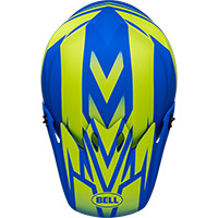 Bell Mx 9 Mips Disrupt Helmet Classic Blue Yellow - 5