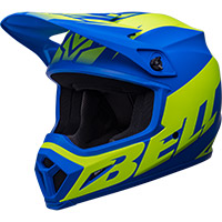 Bell Mx 9 Mips Disrupt Helmet Classic Blue Yellow