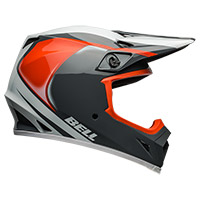 Bell Mx-9 Mips Dart Helmet Charcoal Orange - 3