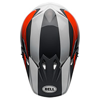 Bell Mx-9 Mips Dart Helmet Charcoal Orange - 4